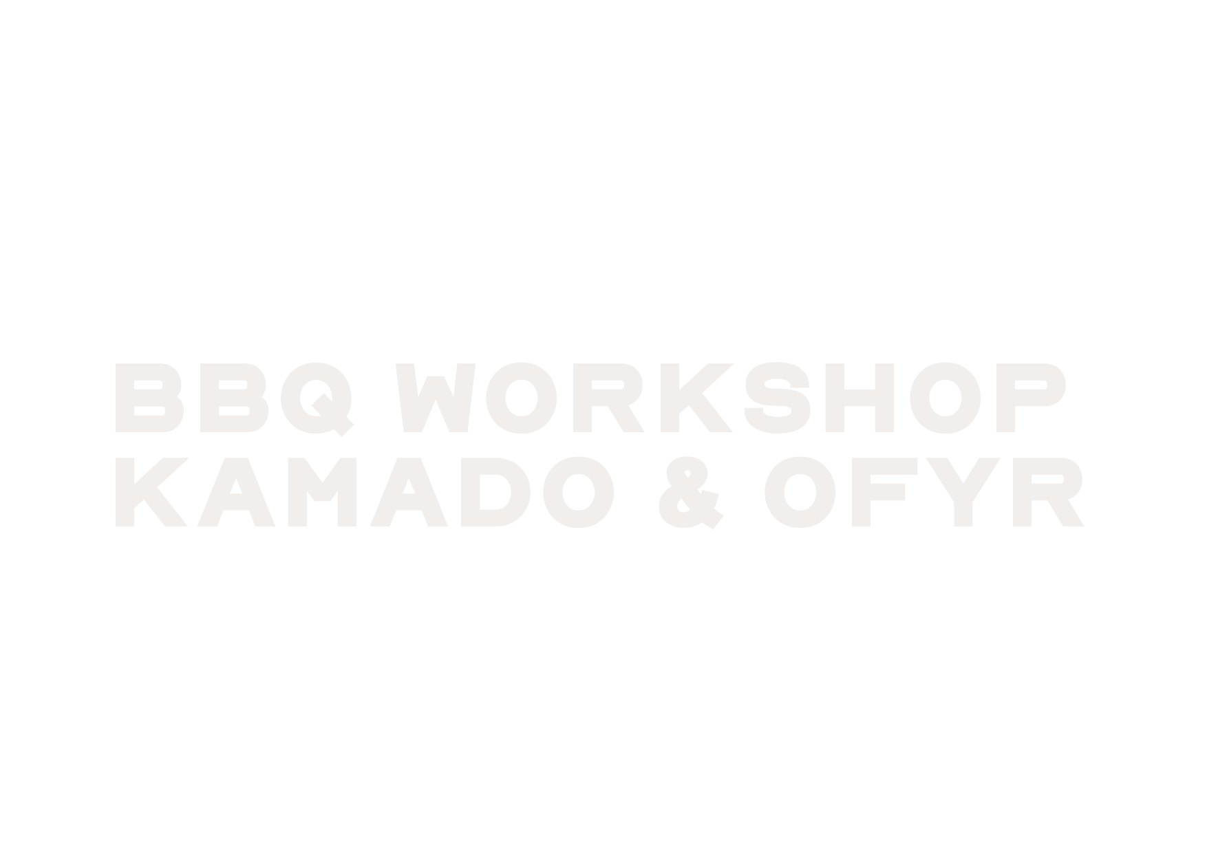 BBQ Workshop KAMADO & OFYR